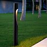 Louis Poulsen Flindt Garden Bollard Light LED black - with earth piece - without plug - 3,000 K , discontinued product application picture