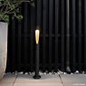 Louis Poulsen Flindt Garden Borne lumineuse LED noir - avec pièce moulue - sans fiche - 3.000 K , fin de série - produit en situation