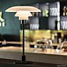 Louis Poulsen PH 3/2, lámpara de sobremesa cromo brillo - ejemplo de uso previsto