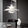 Louis Poulsen PH 5 Lampada a sospensione Monochrome - bianco - immagine di applicazione