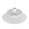 Louis Poulsen PH 5 Pendant Light Monochrome - white - Thanks to a bayonet fastening, the illuminant of this pendant light may be easily replaced.