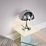 Louis Poulsen Panthella Lampe de table chrome brillant - 32 cm - produit en situation
