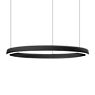 Luceplan Compendium Circle Lampada a sospensione LED nero - 110 cm