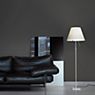 Luceplan Costanza Floor Lamp shade petrol blue/frame aluminium - telescope - with switch - ø40 cm application picture
