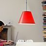 Luceplan Costanza Hanglamp lampenkap rood - ø50 cm - trekkoord productafbeelding