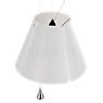 Luceplan Costanza Pendant Light shade white - ø70 cm - fixed - with dimmer - The screen-printed polycarbonate shade of the Costanza Sospensione is available in numerous colour versions.