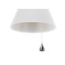 Luceplan Costanza Pendel lampeskærm hvid - ø40 cm - snoretræk - By means of the pull rope with a charming drop-shaped knob, the light cone can be adjusted to suit one's personal requirements.