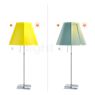Luceplan Costanza Table Lamp shade canary yellow/frame aluminium - telescope - with switch