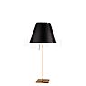 Luceplan Costanza Table Lamp shade liquorice black/frame brass - telescope - with dimmer