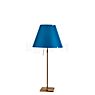Luceplan Costanza Table Lamp shade petrol/frame brass - telescope - with dimmer