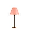 Luceplan Costanza Table Lamp shade pink/frame brass - telescope - with dimmer