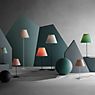 Luceplan Costanza Table Lamp shade sea green/frame aluminium - telescope - with switch application picture