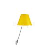 Luceplan Costanza Wall Light shade canary yellow - fixed - with switch