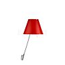 Luceplan Costanza Wall Light shade currant red - fixed - with switch