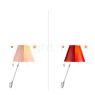 Luceplan Costanza Wall Light shade nougat - fixed - with switch