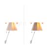 Luceplan Costanza Wall Light shade nougat - telescope - with dimmer