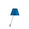 Luceplan Costanza Wall Light shade petrol blue - fixed - with switch