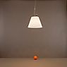 Luceplan Costanza, lámpara de suspensión pantalla blanco - ø50 cm - tira de la cuerda
