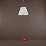 Luceplan Costanza, lámpara de suspensión pantalla rojo grosella - ø40 cm - tira de la cuerda