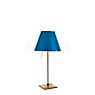 Luceplan Costanzina Table Lamp brass/petrol blue