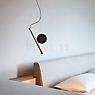 Luceplan Doi Pendant Light LED brass/black/black - phase dimmer application picture