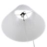 Luceplan Lady Costanza Arc Lamp shade black/frame aluminium - with dimmer - The Lady Costanza is equipped with an illuminant with an E27 base.