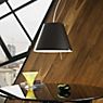 Luceplan Lady Costanza Arc Lamp shade black/frame black - with dimmer application picture
