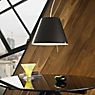Luceplan Lady Costanza Wall Light shade black - with switch application picture