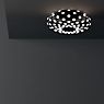 Luceplan Mesh, lámpara de techo LED negro - ejemplo de uso previsto