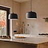 Luceplan Zile Pendant Light black - 20 cm application picture