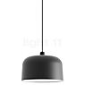 Luceplan Zile, lámpara de suspensión negro - 40 cm