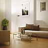 Lumina Elle 1 Floor Lamp nickel brushed application picture