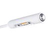 Lumina Flo Terra blanc mat - 2.700 K - La tête de lampe mince et pivotante héberge des LED puissantes et économes.