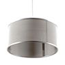 Lumina Moove Doppia 42 grå - This version comes with an elegant shade made of fabric.