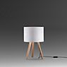 Maigrau Luca Stand Little, lámpara de sobremesa roble, natural, aceitada, pantalla blanco