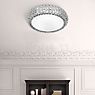 Marchetti Andromeda Ceiling Light nickel - 38 cm - Swarowski crystal application picture