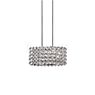 Marchetti Baccarat Pendant Light nickel - Swarowski crystal