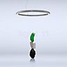 Marchetti Materica Circle Lampada a sospensione LED downlight beton - ø120 cm - immagine di applicazione