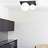 Marchetti Moons PL 40 x 40 cm, lámpara de techo negro - ejemplo de uso previsto