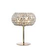 Marchetti Nashira Lampe de table plaqué or - Swarowski cristal