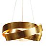 Marchetti Pura Pendant Light LED gold leaf look - ø120 cm