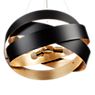 Marchetti Pura, lámpara de suspensión negro/mirada pan de oro - ø60 cm , Venta de almacén, nuevo, embalaje original
