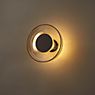 Marset Aura Lampada da parete LED fumé - ø17,9 cm