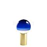 Marset Dipping Light Lampe de table LED bleu/laiton - 12,5 cm