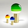 Marset Dipping Light Lampe de table LED vert/laiton - 12,5 cm