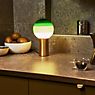 Marset Dipping Light Tafellamp LED groen/messing - 12,5 cm productafbeelding