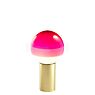 Marset Dipping Light Tischleuchte LED rosa/Messing - 20 cm