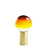 Marset Dipping Light, lámpara de sobremesa LED ámbar/latón - 20 cm