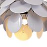 Marset Discocó Pendant light beige - ø35 cm , Warehouse sale, as new, original packaging - The numerous shade segments make sure that the Discocó does not produce any glare.