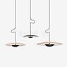 Marset Ginger Pendant Light LED wenge/white - ø42 cm